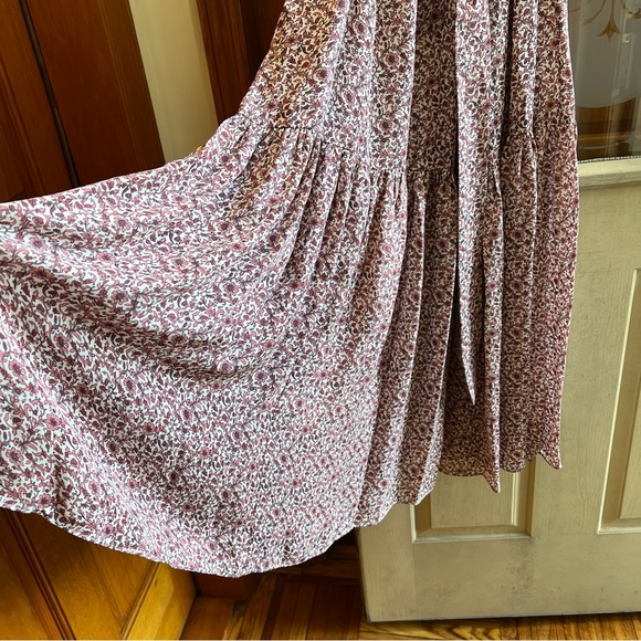 TORY BURCH PRINTED GEORGETTE MAXI DRESS - Picture 11 of 11